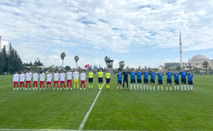 18 Yaş Altı Ulusal Futbol Grubu, Estonya’ya mağlup