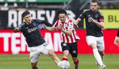 Ajax beraberliği son dakikalarda kurtardı