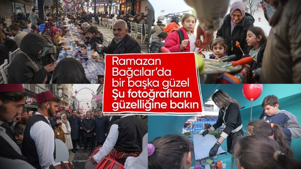 bagcilarda ramazan ayi boyunca surecek etkinlikler icin plato kuruldu XKJMGZ5U
