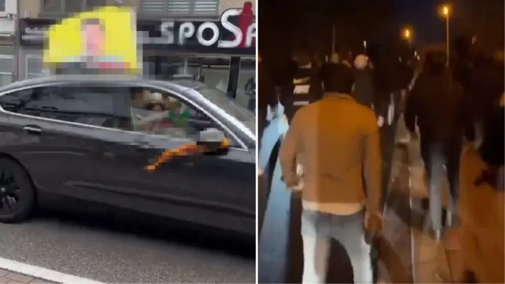 belcikada teror orgutunden provokasyon turkler mudahale etti ortalik yangin yerine dondu HF7U1uD1