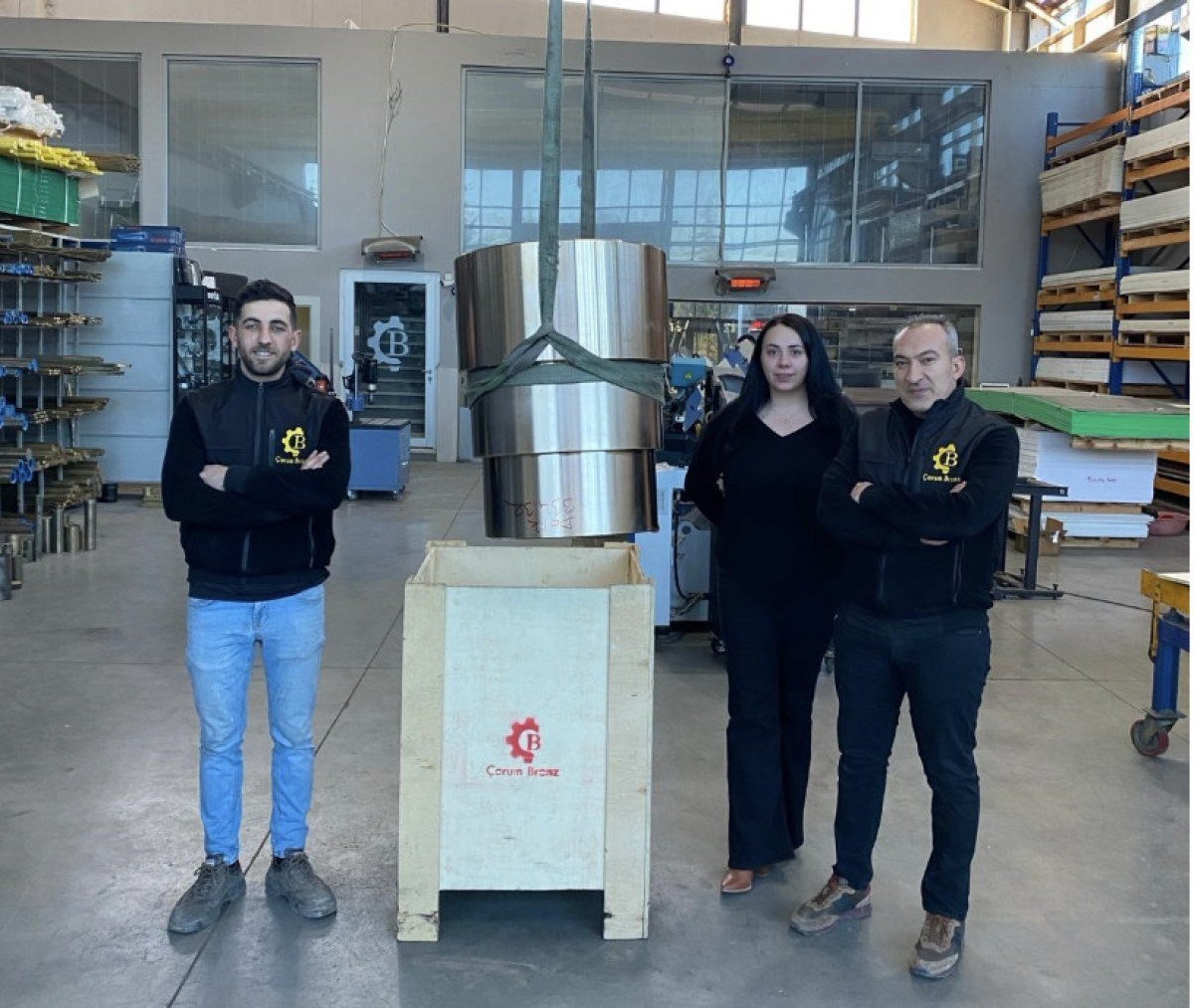 corum sanayi sitesi bir ilke imza atti turkiyenin en buyuk bronz dokumu gerceklestirildi 0 BvUBZ7sj