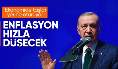 Cumhurbaşkanı Erdoğan’dan ekonomi mesajı! “Enflasyon hızla düşecek”