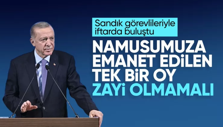 Cumhurbaşkanı Erdoğan’dan sandık görevlilerine seslendi! “Tek bir oy zayi edilmemeli”