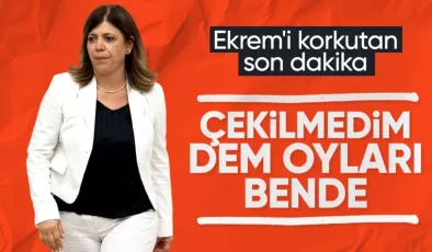 DEM Parti İstanbul adayı Meral Danış: ‘Adaylıktan çekilmeyeceğim’