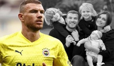 Edin Dzeko’nun kızından duygulandıran hareket!
