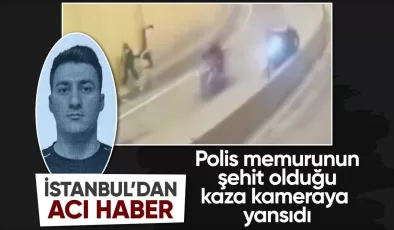 İstanbul Şişli’de kaza yapan motosikletli polis şehit oldu