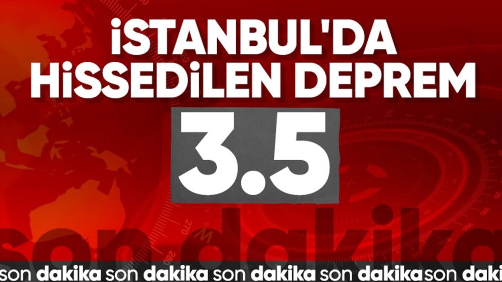 istanbulda hissedilen bir deprem oldu y8J6Lx6O
