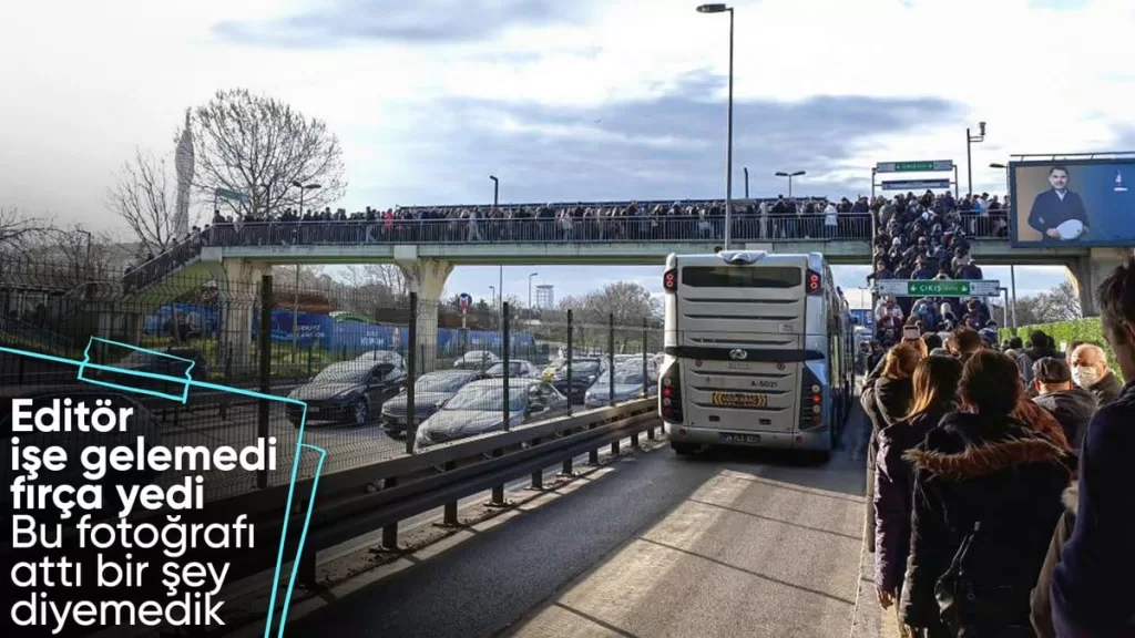 istanbulda ulasim yine cileye dondu metrobus arizasi vatandaslari magdur etti U2uJhnZ2