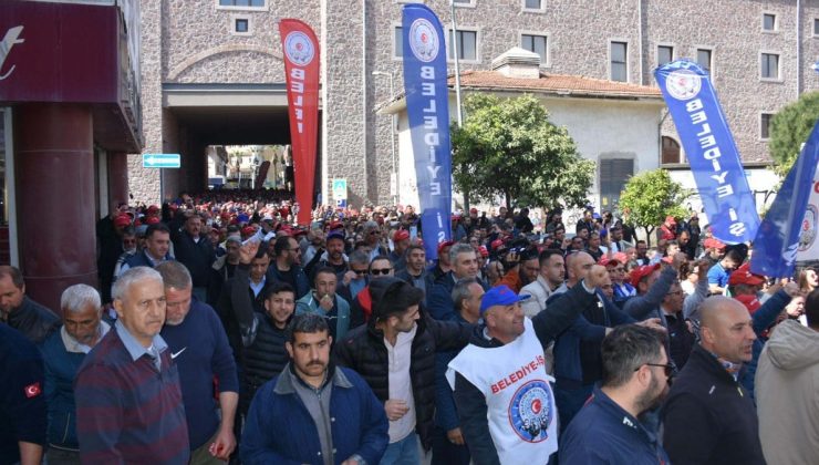 İzmir Büyükşehir Belediyesi’nde iş bırakma eylemi