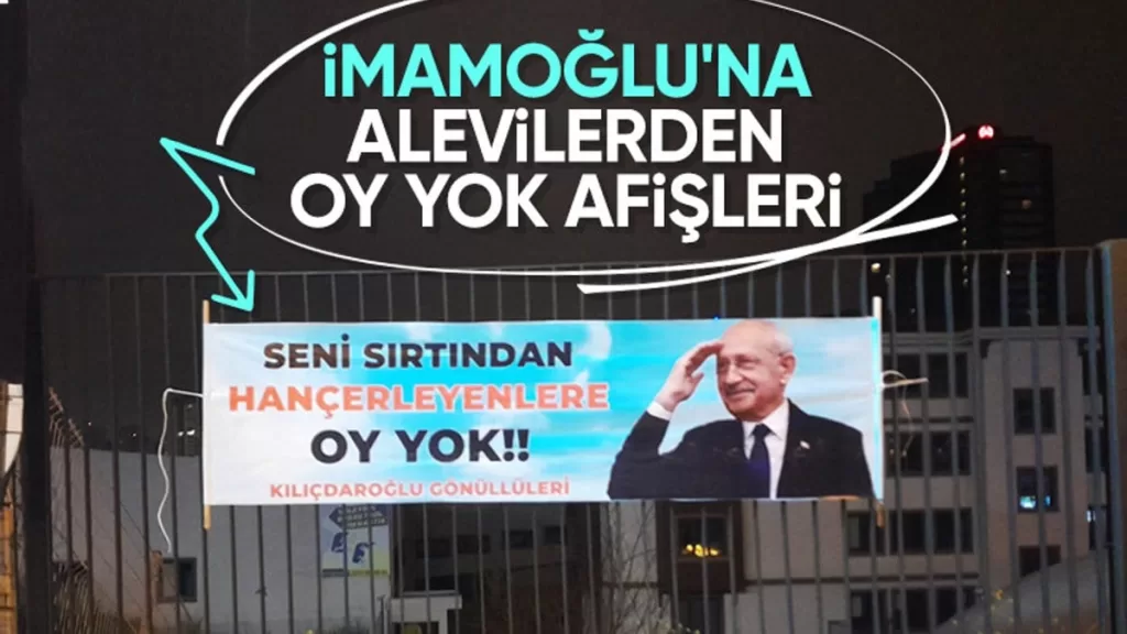 kemal kilicdaroglunun destekcileri istanbula afisler asti sirtindan hancerleyenlere oy yok wCxOzHeK