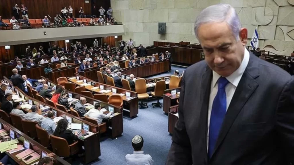 netanyahu ultra ortodoks yahudileri askerlikten muaf tutan yasanin kabul edilmemesi halinde hukumetin dagilabilecegini soyledi NPywFi6B