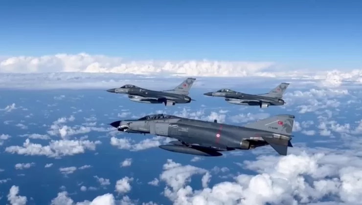 Türk Hava Kuvvetleri Akdeniz’de eğitim uçuşu yaptı