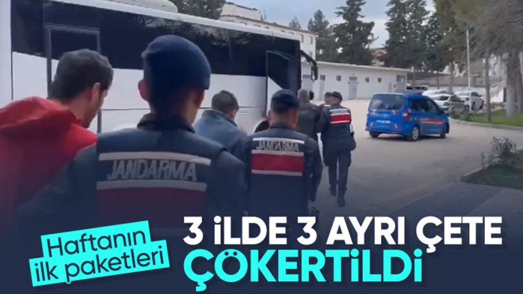 van gaziantep ve kirklarelide duzenlenen operasyonlarda 3 ayri organize suc orgutu cokertildi FitW74CM