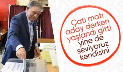 Abdullah Gül eşiyle birlikte Beykoz’da oy verdi