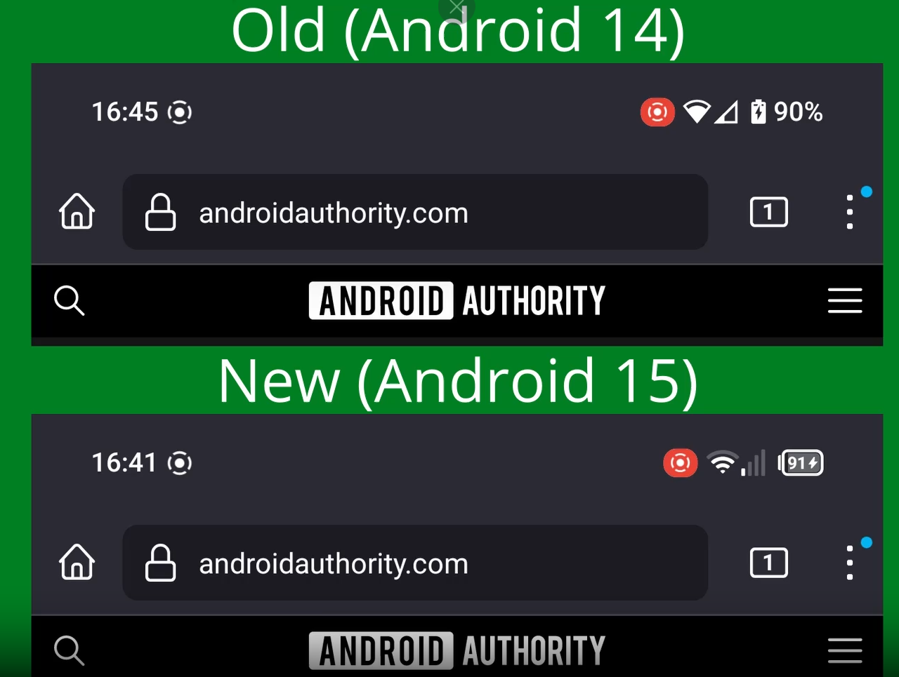 android 15 ile durum cubugu simgeleri tamamen degisiyor 0
