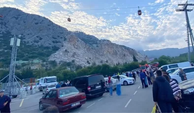 Antalya’da teleferik düştü: 1 ölü