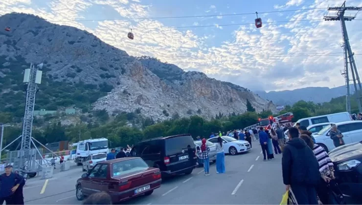 Antalya’da teleferik düştü: 1 ölü