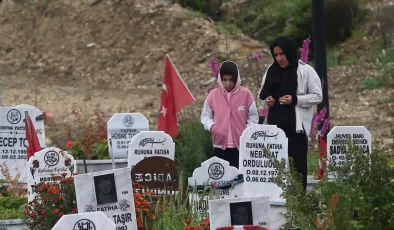 Deprem bölgesinde hayatını kaybedenler unutulmadı: Mezarlıklar ziyaret edildi
