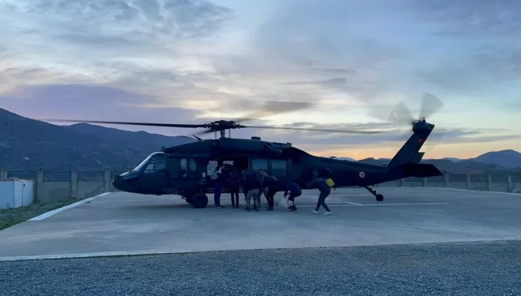 Diyarbakır’ın kırsal kesimine oy pusulaları askeri helikopterle ulaştırıldı