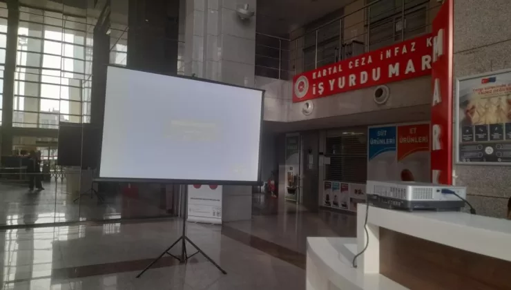 İstanbul Adalet Sarayı’na resmi sonuçlar için ekran kuruldu