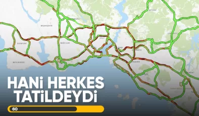 İstanbul trafiğinde şaşırtan yoğunluk: Yüzde 60’ı gördü!