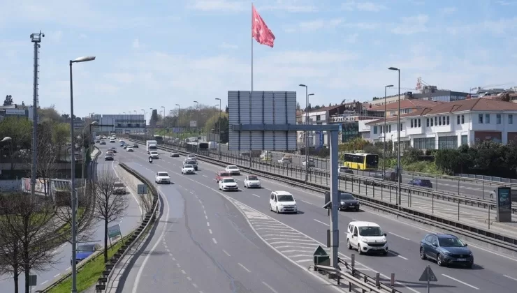 İstanbul’da trafik yoğunluğu yüzde 10’un altında kaldı