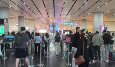 İstanbul’daki havalimanları bayram hareketliliğine sahne oldu