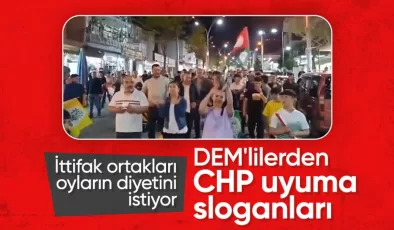 Manisa’da DEM Partililer sokağa çıktı! “CHP uyuma demokrasiye sahip çık”