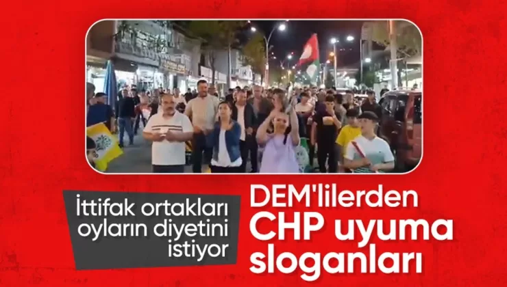 Manisa’da DEM Partililer sokağa çıktı! “CHP uyuma demokrasiye sahip çık”