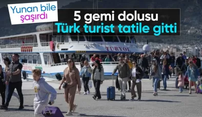 Yunan basını açıkladı! Midilli Adası’na son 24 saatte 1700 Türk turist gitti