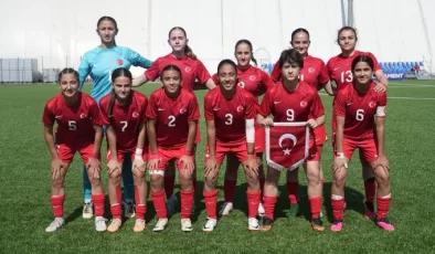 16 Yaş Altı Kız Futbol Ekibi’nden Kazakistan’a 5 gol