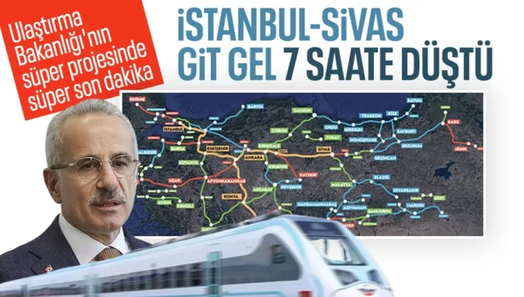 Abdulkadir Uraloğlu, Sivas-İstanbul YHT seferleri için tarih verdi