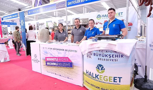 Aydın’da bu yıl 11’ncisi düzenlenen Uluslararası Tarım, Gıda Ve Hayvancılık Fuarı’nda, Aydın Büyükşehir Belediyesi’nin açtığı stant yoğun ilgi gördü