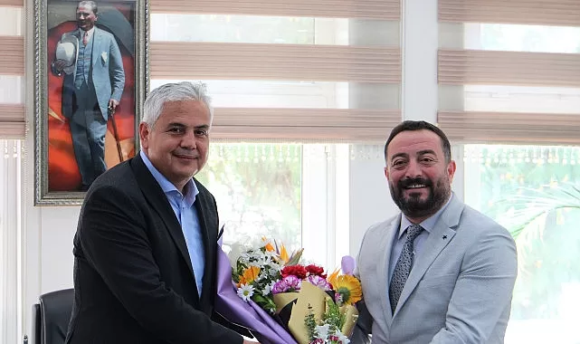 Başkan Mustafa Turan’dan ilk ziyaret Kaymakam Fatih Aksoy’a oldu