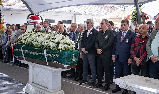Başkan Tugay Mine Piriştina’nın cenaze törenine katıldı