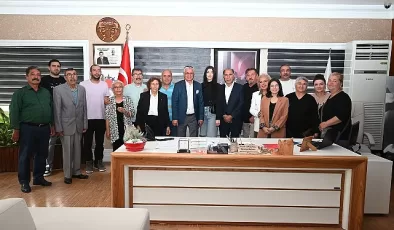 CHP Kemer İlçe Yönetiminden Başkan Topaloğlu’na ziyaret