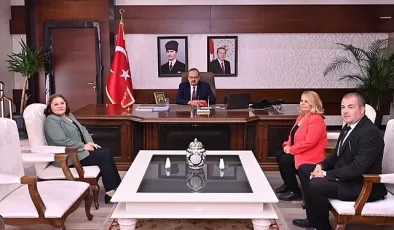 Didim Belediye Başkanı Hatice Gençay, Aydın Valisi Yakup Canbolat’ı ziyaret etti