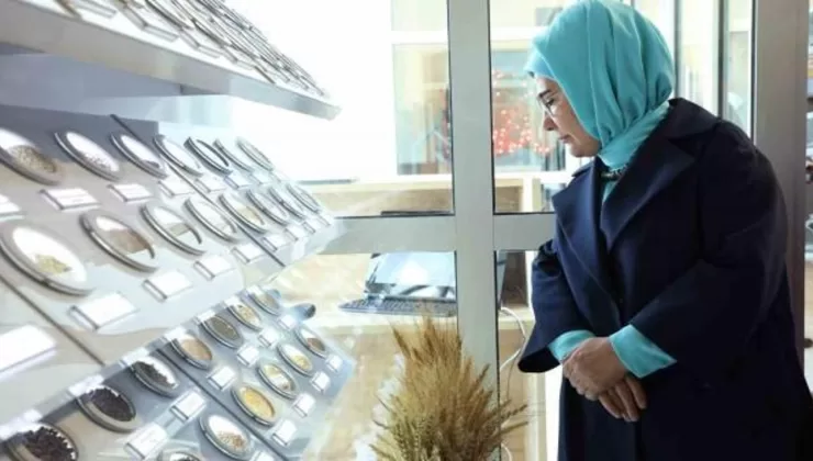 Emine Erdoğan, dünyanın en büyük üçüncü gen tohum bankasını ziyaret etti!