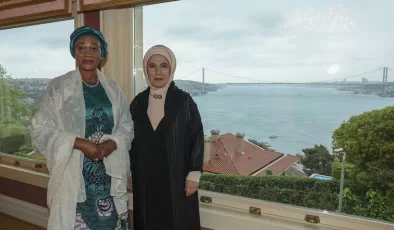 Emine Erdoğan, Oluremi Tinubu’yu ağırladı
