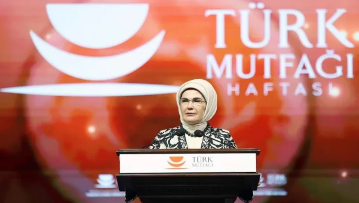 Emine Erdoğan Türk Mutfağı Haftası programında seslendi: “Yerel mutfağımızı korumak zorundayız”