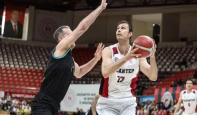 Gaziantep Basketbol, play-off çeyrek final etabına önde başladı