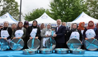 Gaziantep Şahinbey’de baharın gelişi çiğ köfte yarışmasıyla kutlandı