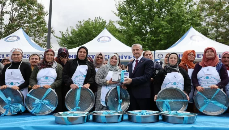 Gaziantep Şahinbey’de baharın gelişi çiğ köfte yarışmasıyla kutlandı