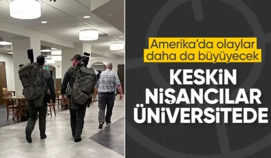 İsrail protestolarında tansiyon yükseliyor: ABD’de keskin nişancılar üniversiteye girdi