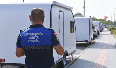 İzmir Büyükşehir Belediyesi’nden karavan işgaline önlem