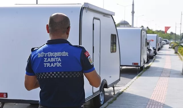 İzmir Büyükşehir Belediyesi’nden karavan işgaline önlem