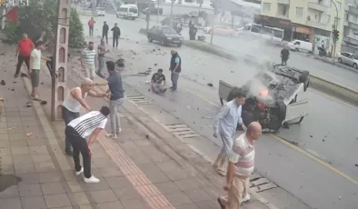 Mersin’de korkunç kaza: 1 kişinin öldüğü kazada ortalık savaş alanına döndü