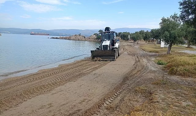 Milas Belediyesi yaz döneminin gelmesiyle sahil mahallelerimizde gerçekleştirdiği çalışmalarla alanları sezona hazırlıyor