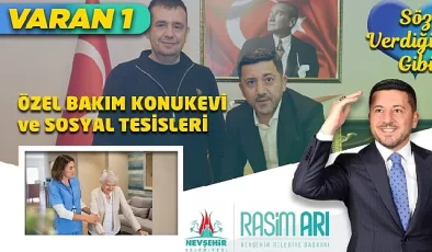 Nevşehir Belediye Başkanı Rasim Arı, seçimler öncesinde açıkladığı projelerinden biri olan ‘Engelli Bakım Evi ve Sosyal Tesisi’ için hayırsever iş insanı Yiğit Can ile protokol imzaladıklarını açıkladı
