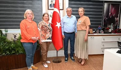 Türk Kadınlar Birliği’nden Başkan Topaloğlu’na ziyaret